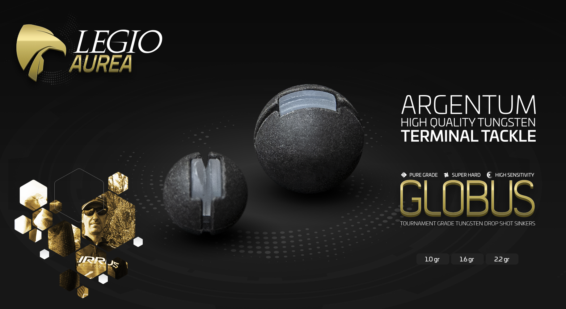 Legio Aurea Globus Split Shop plomo para la pesca de lubina