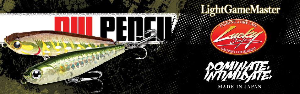 finesse wtd topwater Lucky Craft NW Pencil 52 pour jeu léger